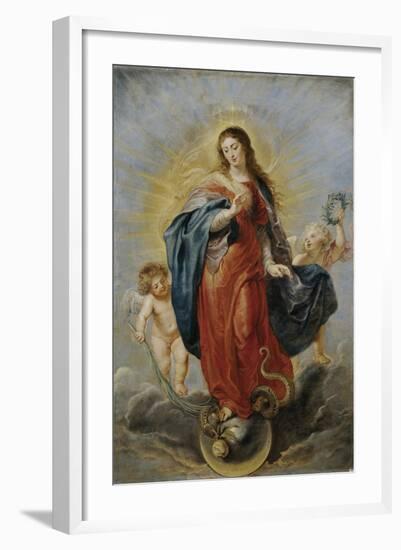 The Immaculate Conception, Ca. 1628-1629-Peter Paul Rubens-Framed Giclee Print