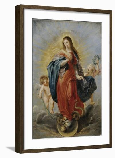 The Immaculate Conception, Ca. 1628-1629-Peter Paul Rubens-Framed Giclee Print