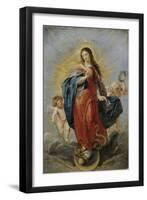 The Immaculate Conception, Ca. 1628-1629-Peter Paul Rubens-Framed Giclee Print