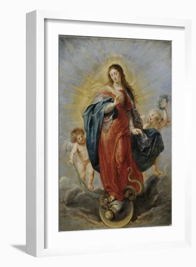 The Immaculate Conception, Ca. 1628-1629-Peter Paul Rubens-Framed Giclee Print