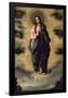 The Immaculate Conception', ca. 1630, Spanish Baroque, Oil on canvas,-FRANCISCO DE ZURBARAN-Framed Poster