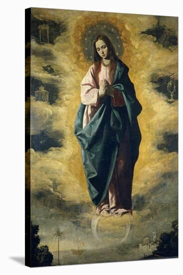 The Immaculate Conception, ca. 1630-Francisco de Zurbarán-Stretched Canvas