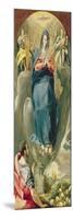 The Immaculate Conception Contemplated by St. John the Evangelist (Oil on Panel)-El Greco-Mounted Giclee Print
