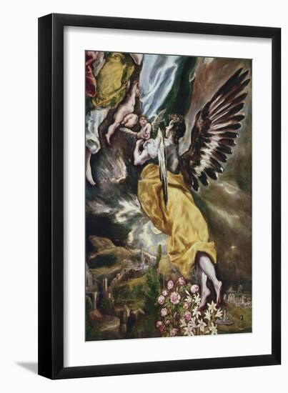 The Immaculate Conception (Detail of Angel-El Greco-Framed Giclee Print