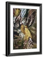 The Immaculate Conception (Detail of Angel-El Greco-Framed Giclee Print