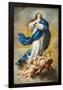 The Immaculate Conception of Aranjuez, 1675-1680, Spanish School, Oil on canvas, 222 cm x 118 cm-BARTOLOME ESTEBAN MURILLO-Framed Poster