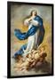 The Immaculate Conception of Aranjuez, 1675-1680, Spanish School, Oil on canvas, 222 cm x 118 cm-BARTOLOME ESTEBAN MURILLO-Framed Poster