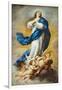 The Immaculate Conception of Aranjuez, 1675-1680, Spanish School, Oil on canvas, 222 cm x 118 cm-BARTOLOME ESTEBAN MURILLO-Framed Premium Giclee Print