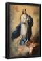 The Immaculate Conception of El Escorial', 1660-1665, Spanish School, Oil on canvas, 206  x 144 cm-BARTOLOME ESTEBAN MURILLO-Framed Poster