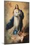 The Immaculate Conception of El Escorial', 1660-1665, Spanish School, Oil on canvas, 206  x 144 cm-BARTOLOME ESTEBAN MURILLO-Mounted Poster