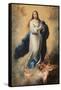 The Immaculate Conception of El Escorial', 1660-1665, Spanish School, Oil on canvas, 206  x 144 cm-BARTOLOME ESTEBAN MURILLO-Framed Stretched Canvas