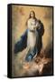The Immaculate Conception of El Escorial', 1660-1665, Spanish School, Oil on canvas, 206  x 144 cm-BARTOLOME ESTEBAN MURILLO-Framed Stretched Canvas