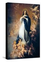 The Immaculate Conception "Of Soult"-Bartolome Esteban Murillo-Stretched Canvas