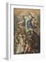 The Immaculate Conception with Saints Francis and Biagio-Gregorio Lazzarini-Framed Giclee Print