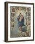 The Immaculate Conception with the Fifteen Mysteries of the Rosary-Miguel Umkreis Cabrera-Framed Giclee Print