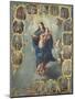 The Immaculate Conception with the Fifteen Mysteries of the Rosary-Miguel Cabrera-Mounted Giclee Print