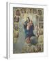 The Immaculate Conception with the Fifteen Mysteries of the Rosary-Miguel Cabrera-Framed Giclee Print