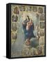 The Immaculate Conception with the Fifteen Mysteries of the Rosary-Miguel Cabrera-Framed Stretched Canvas