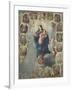 The Immaculate Conception with the Fifteen Mysteries of the Rosary-Miguel Cabrera-Framed Giclee Print