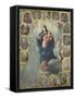 The Immaculate Conception with the Fifteen Mysteries of the Rosary-Miguel Cabrera-Framed Stretched Canvas