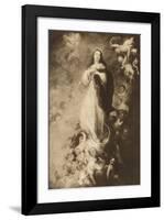 The Immaculate Conception-Bartolome Esteban Murillo-Framed Premium Giclee Print