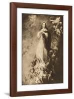 The Immaculate Conception-Bartolome Esteban Murillo-Framed Premium Giclee Print