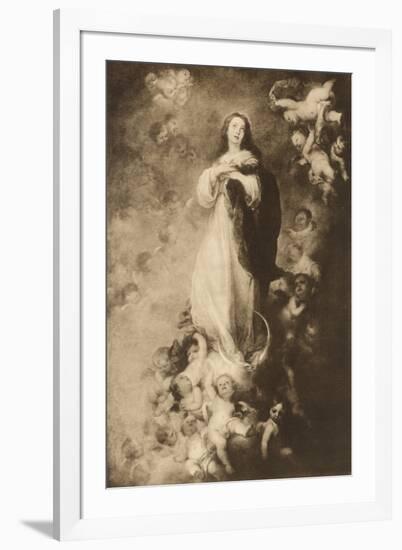 The immaculate Conception-Bartolome Esteban Murillo-Framed Giclee Print