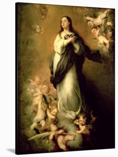 The Immaculate Conception-Bartolome Esteban Murillo-Stretched Canvas