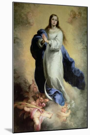 The Immaculate Conception-Bartolome Esteban Murillo-Mounted Giclee Print