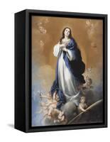 The Immaculate Conception-Bartolome Esteban Murillo-Framed Stretched Canvas
