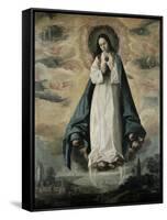 The Immaculate Conception-Francisco de Zurbarán-Framed Stretched Canvas