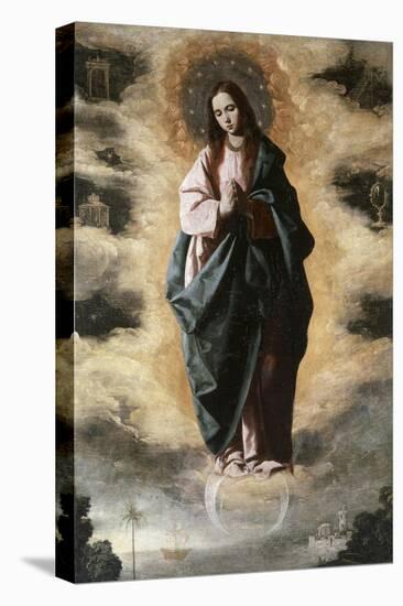 The Immaculate Conception-Francisco de Zurbarán-Stretched Canvas