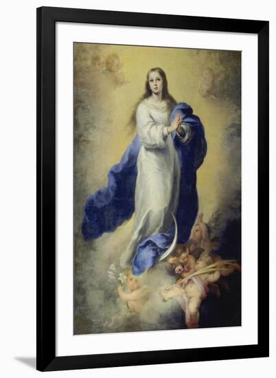 The Immaculate Conception-Bartolomé Estéban Murillo-Framed Giclee Print