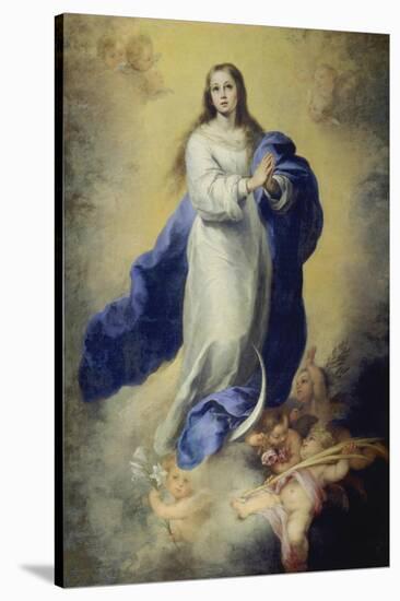 The Immaculate Conception-Bartolomé Estéban Murillo-Stretched Canvas