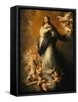 The Immaculate Conception-Bartolome Esteban Murillo-Framed Stretched Canvas