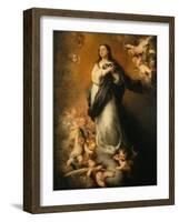 The Immaculate Conception-Bartolome Esteban Murillo-Framed Giclee Print