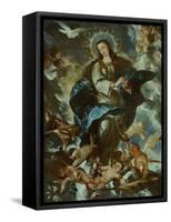 The Immaculate Conception-José Antolínez-Framed Stretched Canvas