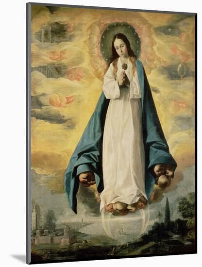 The Immaculate Conception-Francisco de Zurbarán-Mounted Giclee Print