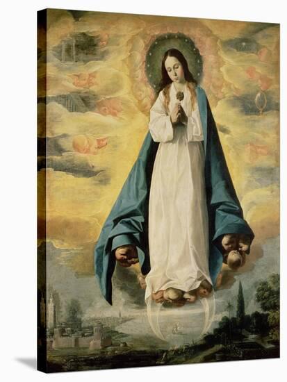 The Immaculate Conception-Francisco de Zurbarán-Stretched Canvas