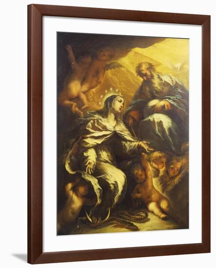 The Immaculate Conception-Gregorio de Ferrari (Circle of)-Framed Giclee Print