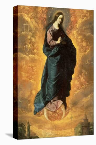 The Immaculate Conception-Francisco de Zurbaran-Stretched Canvas