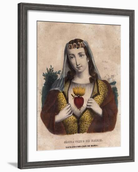 The Immaculate Heart of Mary-null-Framed Photographic Print