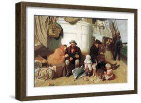 The Immigrants' Ship, 1884-John Charles Dollman-Framed Giclee Print