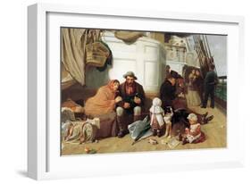 The Immigrants' Ship, 1884-John Charles Dollman-Framed Giclee Print