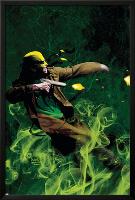 The Immortal Iron Fist: Orson Randall And The Green Mist Of Death No.1 Cover: Iron Fist-Kaare Andrews-Lamina Framed Poster