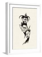 The Imp of Perverse-Arthur Rackham-Framed Art Print