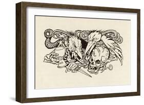 The Imp of Perverse-Arthur Rackham-Framed Art Print