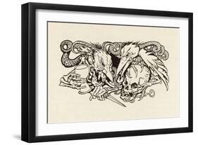 The Imp of Perverse-Arthur Rackham-Framed Art Print