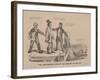 "The impending crisis" Or caught in the act, 1860-N. and Ives, J.M. Currier-Framed Giclee Print