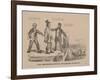 "The impending crisis" Or caught in the act, 1860-N. and Ives, J.M. Currier-Framed Giclee Print